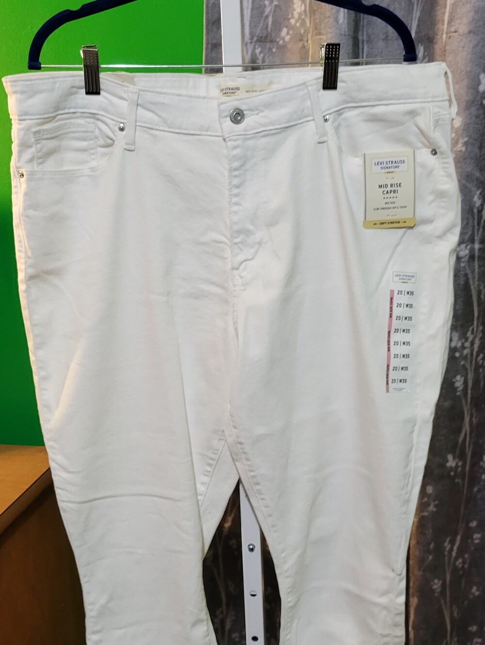 Levi's Stratus White Slim Straight Jeans